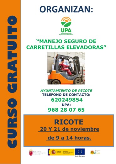 CURSO MANEJO SEGURO DE CARRETILLAS ELEVADORAS