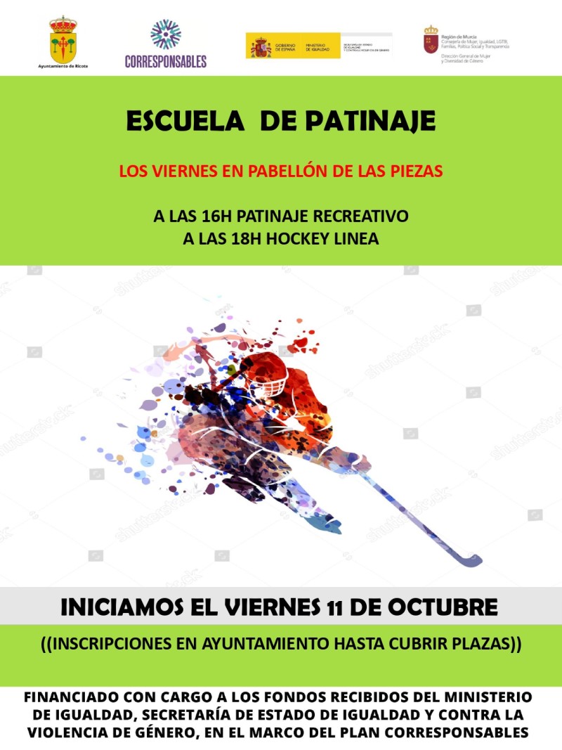 ESCUELA DE PATINAJE “PLAN CORRESPONSABLES 24-25″