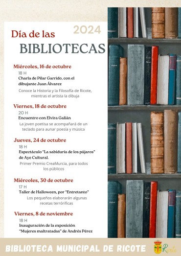 Programación cultural “Día de las Bibliotecas” 2024