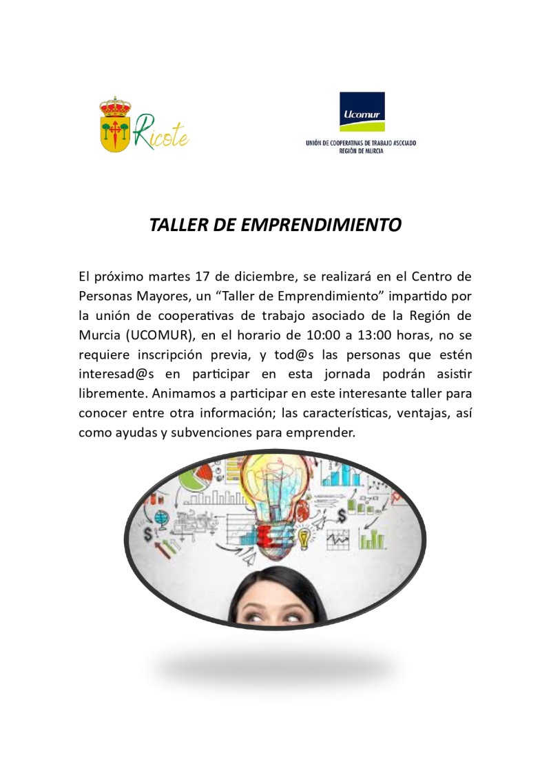 TALLER EMPRENDIMIENTO