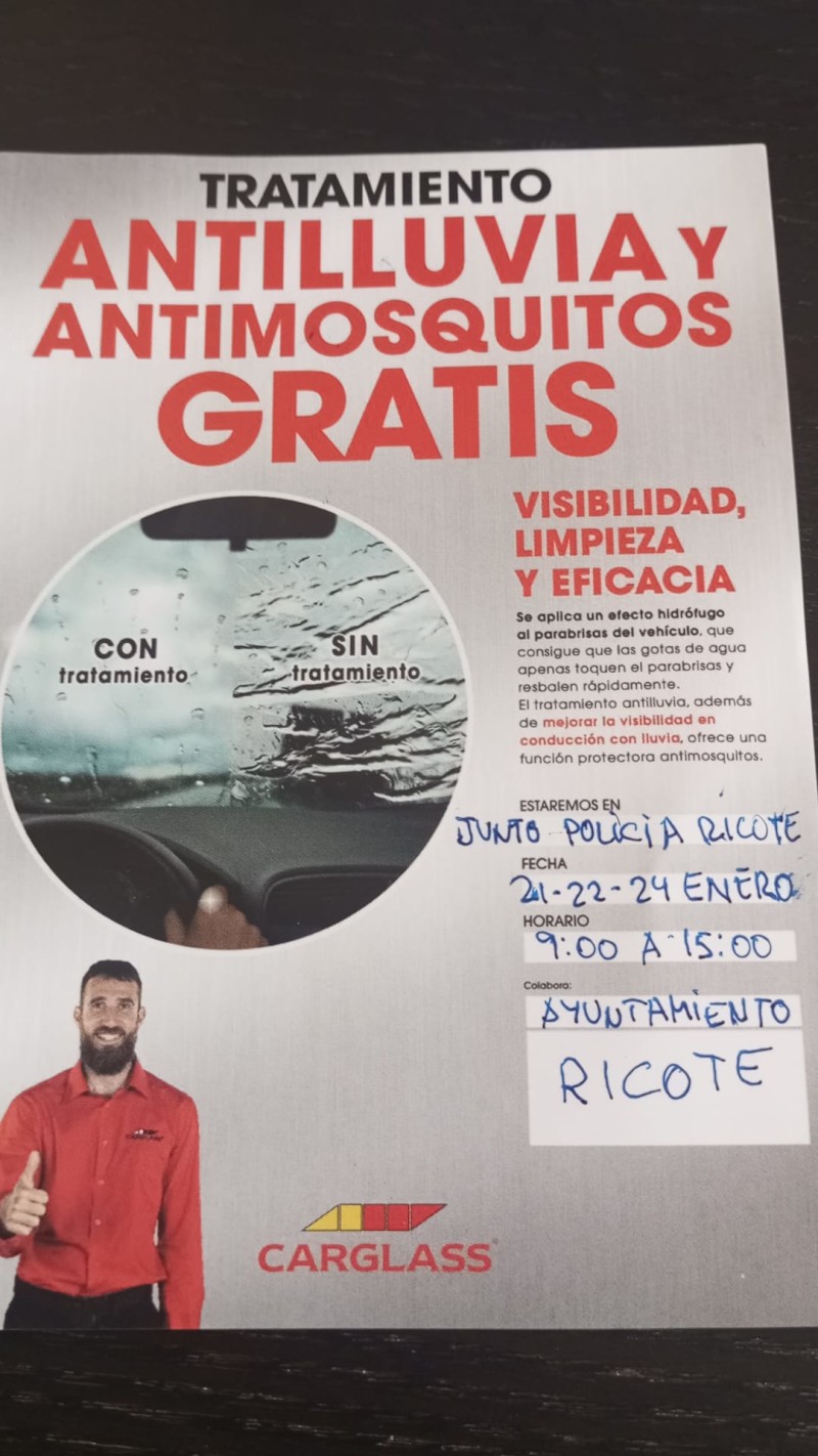 CARTEL TRATAMIENTO ANTILLUVIA Y ANTIMOSQUITOS GRATUITO