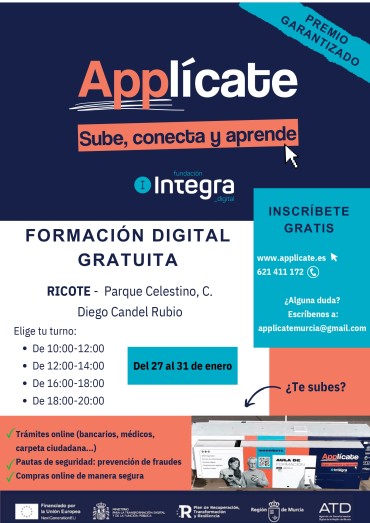 Applícate: sube, conecta y aprende, promocionado por la Fundación Integra Digital